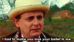 girl wearing a red ribbon,movies,doctor who,unhappy,ace my bb,man wearing a hat