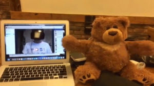 technology,teddy,wow,person