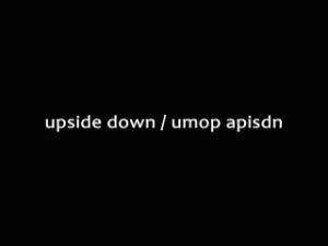 down,upside