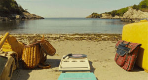 moonrise kingdom,record player,cat,beach,wes anderson,basket