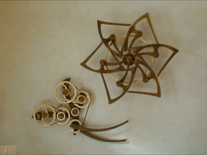 sculpture,wooden,perfect loop