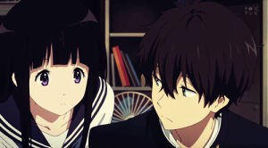 Neko biting finger cute anime anime GIF on GIFER - by Anayawield