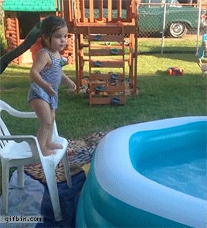girl,amazing,pool,jumping,little,failed