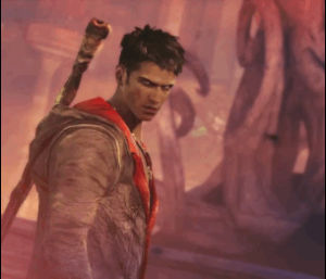 devil may cry,dante,gaming,dmc,video games,angry,serious,stoked
