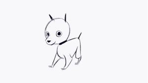 drawing,dog,2d animation