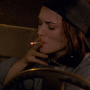 winona ryder,smoking,film,1991,jim jarmusch,night on earth