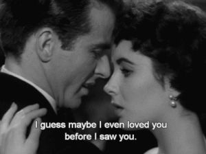 couple,elizabeth taylor,words,movie,love,black and white,vintage,i love you,love words