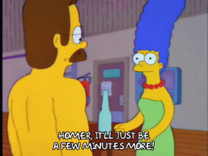 season 4,marge simpson,episode 2,angry,mad,ned flanders,worried,4x02