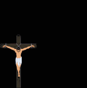 jesus christ on the cross animation