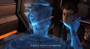 ss,tales from the borderlands,hologram,handsome jack,rhys,aij,oh sorry strangle a bitch,jack ai,frustrated jack noises,all he wants to do is choke a bitch