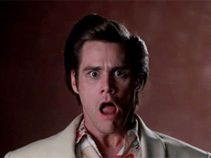 omg,wtf,wow,jim carrey,ace ventura,oops,shocked face,stfu,gifscapade