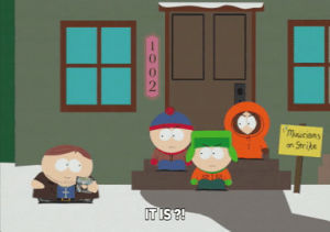 eric cartman,stan marsh,snow,kyle broflovski,kenny mccormick,door,window