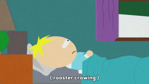 butters stotch,groggy,confused,butters scotch,waking up
