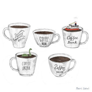 coffee,coffee break,illustration