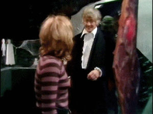 jon pertwee,doctor who,third doctor,katy manning,jo grant,why are they so cute,weeks