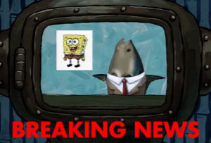 spongebob squarepants,spongebob,breaking news