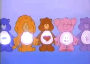 80s,care bears,1980s,love,vintage,retro,childhood,hearts,80s cartoons