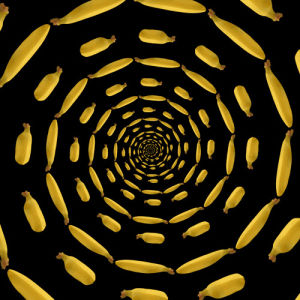 banana,hypnotic,psychedelic,busby berkeley,choreography,endless,loop,infinite,tumblr featured,vortex,recursion,youtube comedy week,worm