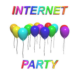party stickers,balloons,animatedtext,internet,transparent,party,rave,party sticker