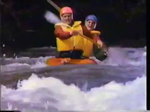 kayak,kayaking,christmas,80s,vhs,1987