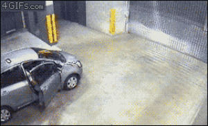 garage,parking,gate,fail,car,brake