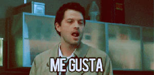 me gusta,supernatural,misha collins,hello there lovey