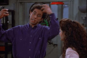 stressed,seinfeld,pulling hair out,stressed out,crazy,annoyed,jerry seinfeld