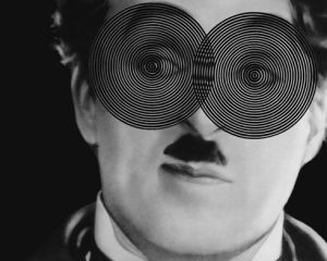 charlie chaplin,animation,black and white,weinventyou,triptych,bw