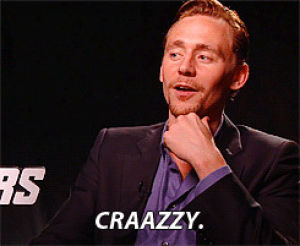tom hiddleston,reaction,crazy,emma watson,new followers