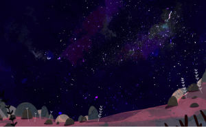 illustration,cosmos,2d,shooting stars,photoshop,galaxy,art,space,stars,after effects
