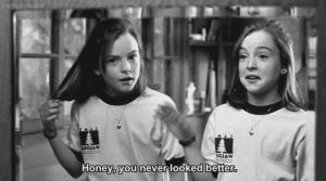 lindsay lohan,the parent trap,black and white,twins,1998,mr drippy