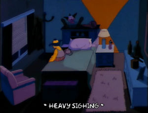 season 3,episode 6,krusty the clown,3x06,sulking,sitting in bed,lamp on