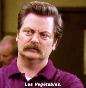 ron swanson,parks and recreation,nick offerman,vegetables,7x05,gryzzlbox,fake name