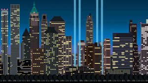 pixel art,pixel,new york city,nana rausch,skyline,quickhoney