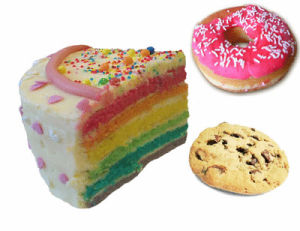 kawaii,cake,cookie,shaking food,doughnut,food drink
