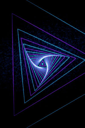 3d,neon,loop,triangles,cinema 4d,wireframe,animation,depth