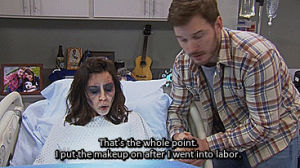 april ludgate,parks and recreation,makeup,andy dwyer,parksfinale,7x12,one last ride,labor,7x13