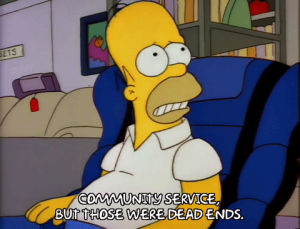 homer simpson,season 3,disappointed,episode 24,3x24,dead end,recliner,furniture store