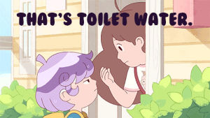 lol,kawaii,winter,cartoon hangover,frederatorblog,bee and puppycat,toilet water