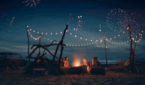 beach,cinemagraph,party