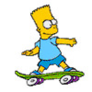 skate,bart simpson,transparent,smile,girls,ever,may,clumsiest