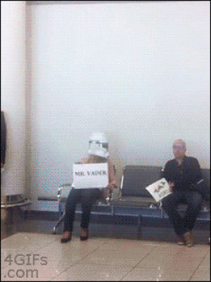 stormtrooper,airport,wtf,home video,darth vader