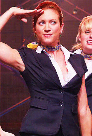 brittany snow,pitch perfect,rebel wilson,movies,salute