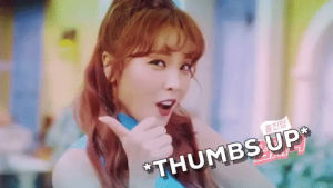thumbs up,approval,k pop,hong jin young,you can do it,kpop,good job