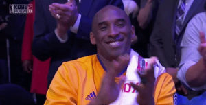 kobe bryant,clap,lakers,basketball,nba,applause,clapping,los angeles lakers,kobes last game