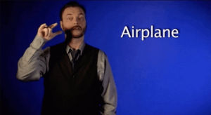 airplane,sign with robert,sign language,asl,deaf,american sign language,swr