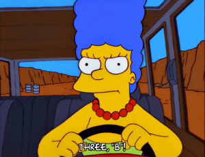 marge simpson,angry,episode 15,season 10,mad,driving,10x15