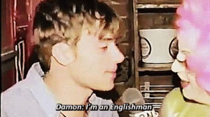 damon albarn,90s,90s music,blur,britpop,90s bands,the didnt upload after he says no i very much doubt it,brandy wine