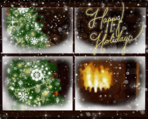 happy holidays,christmas,art,snow,doodle