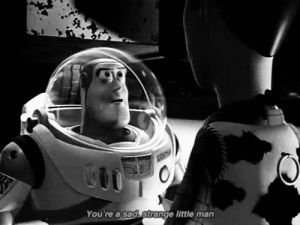 toy story,buzz lightyear,art,black and white,film,hoppip,imt,pixar,walt disney,woody,for you that like black and white,cartoons comics